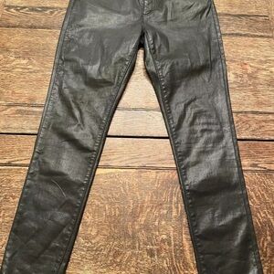 Black leather look jeans Lauren Jeans Co. 10